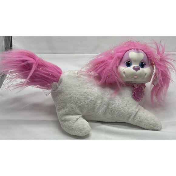 Just Play Puppy Surprise Ellie Dog Plush White Pink No babies Stuffed Animal Toy - Picture 1 of 16